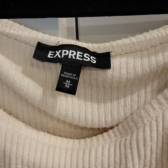 Express Medium Cream Body Suit - Picture 2 of 3